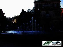 Künstlerbrunnen mit Kometdüsen