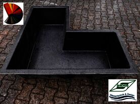 L-förmiges Wasserbecken L-förmiges Wasserbecken