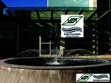 Springbrunnen rund mit Düsenring