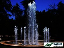 begehbarer Parkbrunnen