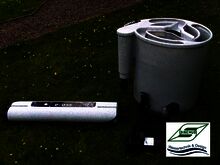 Vortexfilter mit UVC und Pumpe