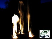 Gruppe von 3 Schaumquelldüsen