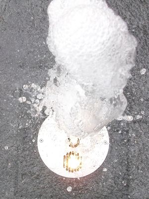 Düseneinbautopf mit Schaumquell Düseneinbautopf mit Schaumquell